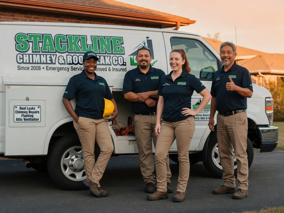 Chimney flashing repair company in San Felipe, TX